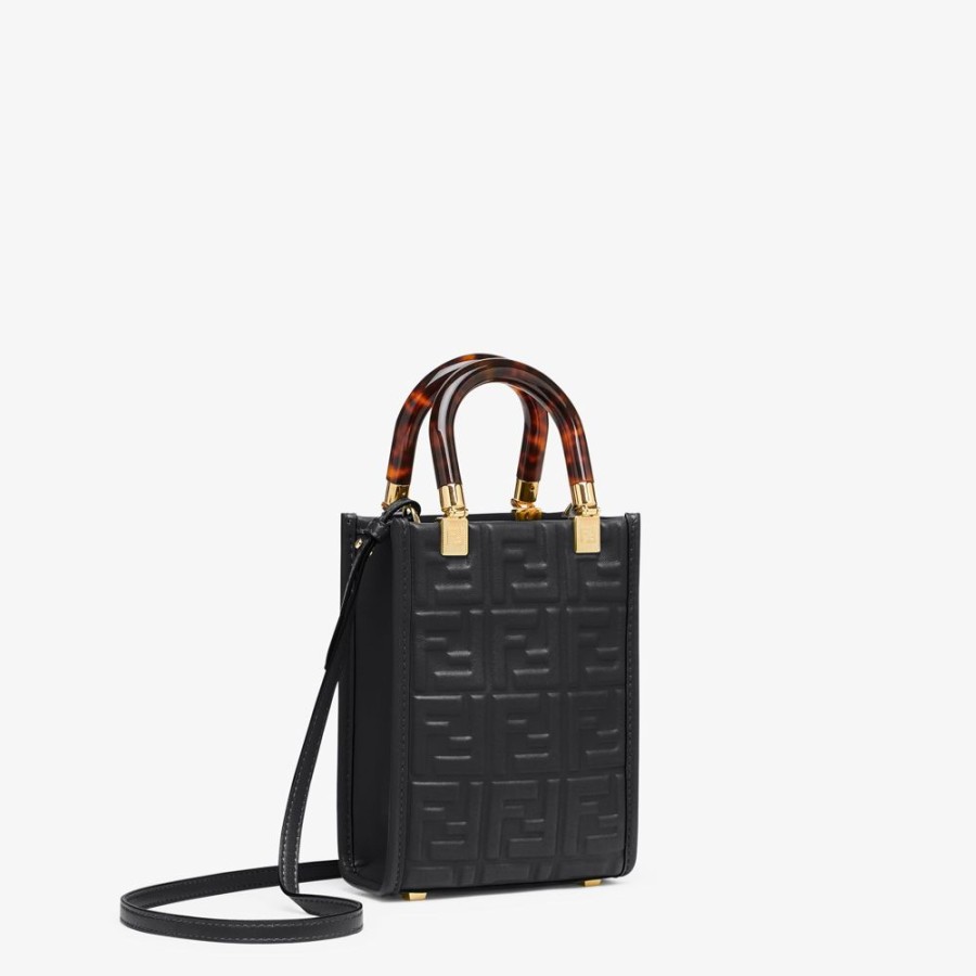 Damen Fendi Mini-Taschen | Mini-Tasche Aus Leder In Schwarz