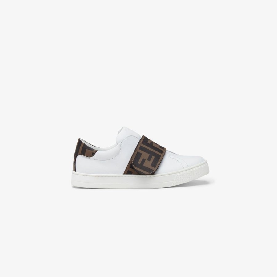 Kids Fendi Schuhe | Sneaker Junior-Unisex Aus Nappa