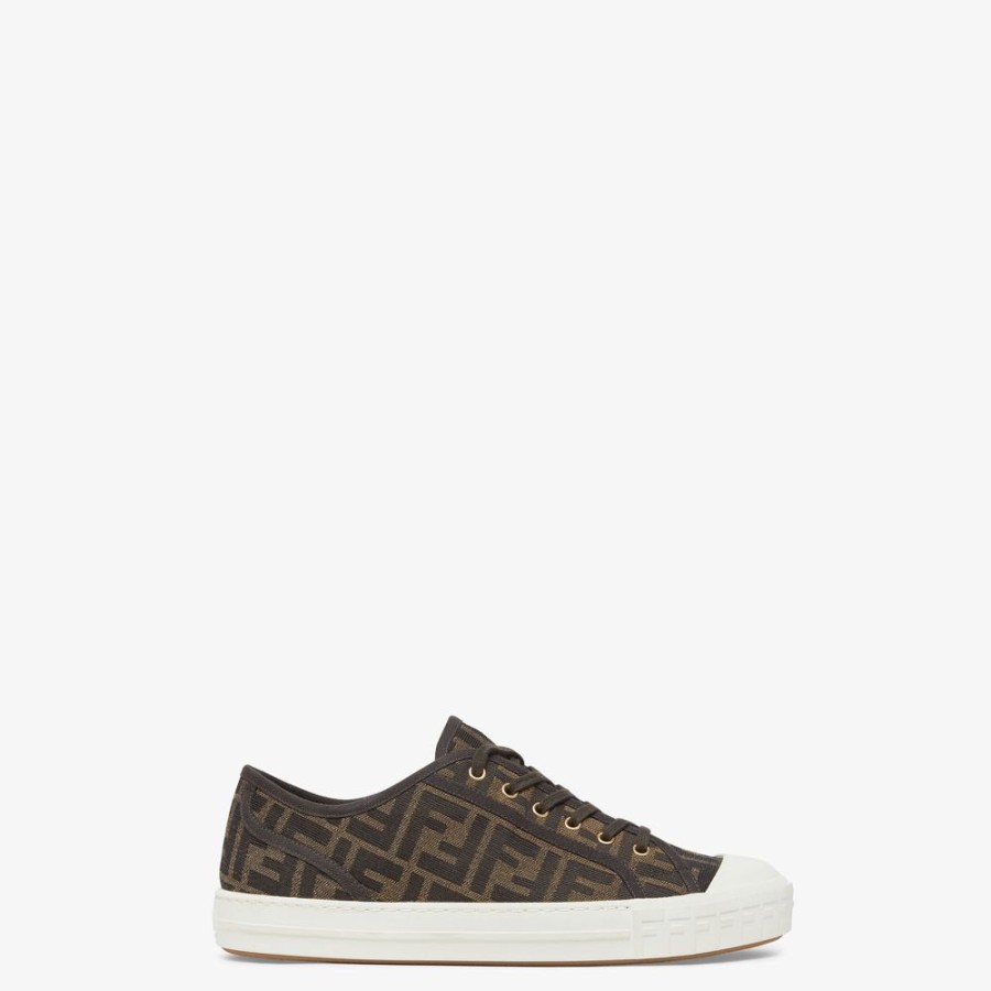 Herren Fendi Sneakers | Low-Top Aus Ff-Jacquard