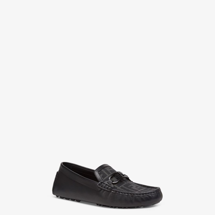 Herren Fendi Loafer | Loafer Aus Leder In Schwarz