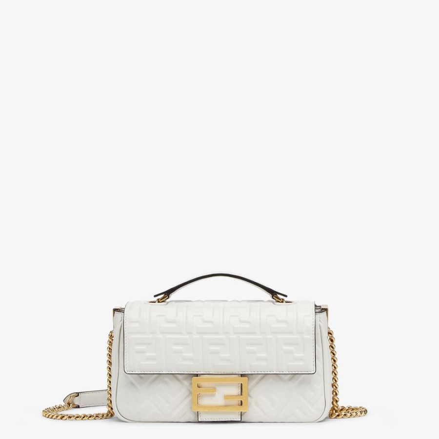 Damen Fendi Schulter- Und Crossbody-Taschen | Tasche Aus Nappaleder In Weis