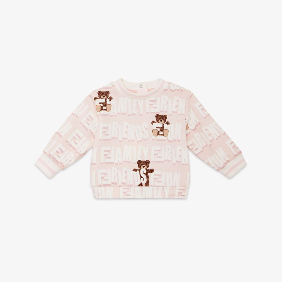 Kids Fendi Baby Junge | Baby-Sweatshirt Aus Mehrfarbiger Baumwolle