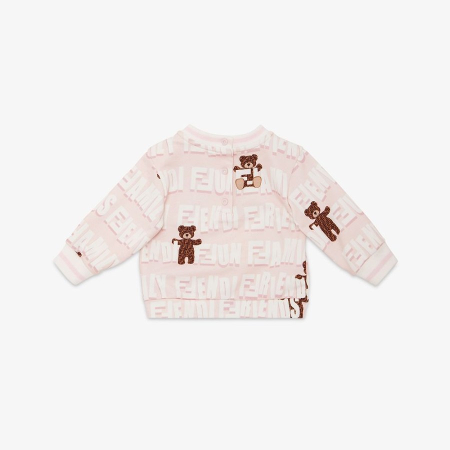 Kids Fendi Baby Junge | Baby-Sweatshirt Aus Mehrfarbiger Baumwolle