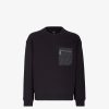 Herren Fendi Sweatshirts | Sweatshirt Aus Jersey In Schwarz