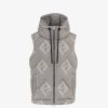 Herren Fendi Sportbekleidung | Weste Aus Nylon In Grau