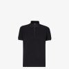 Herren Fendi T-Shirts Und Poloshirts | Poloshirt Aus Pikee In Schwarz