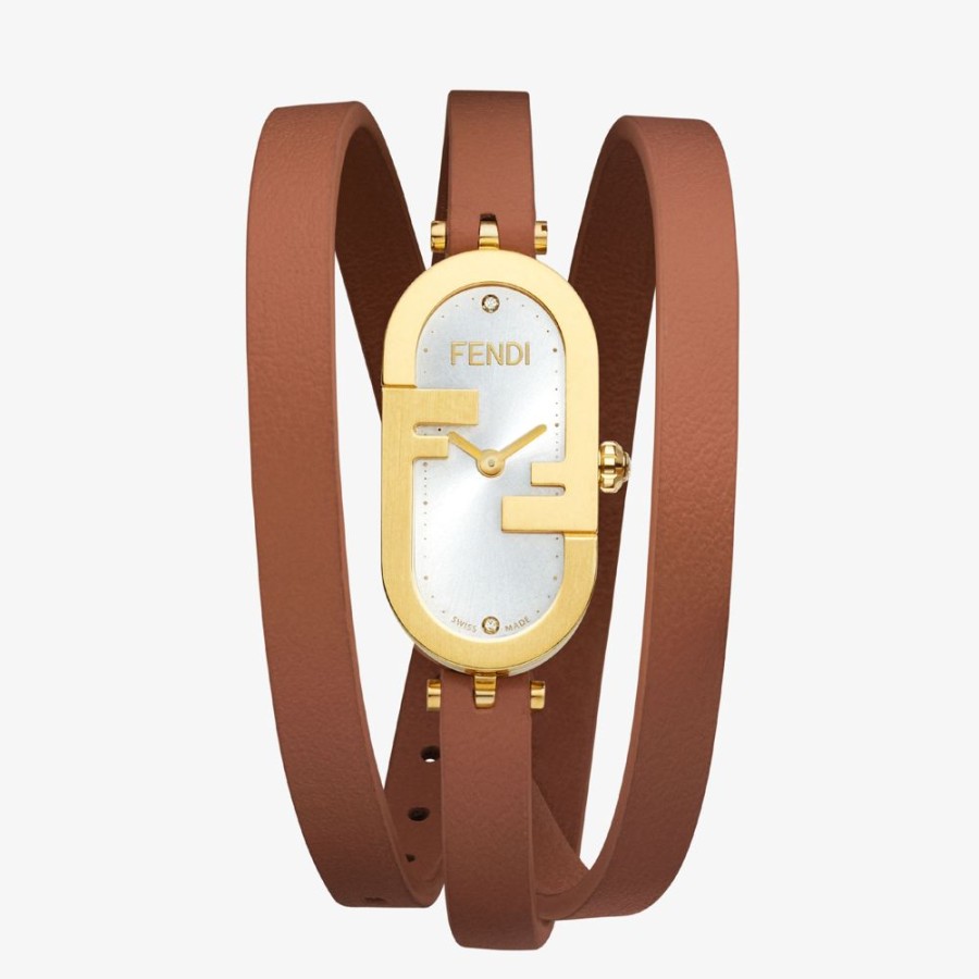 Damen Fendi Uhren | Ovale Armbanduhr 14,8 X 28,3 Mm Mit O'Lock-Logo