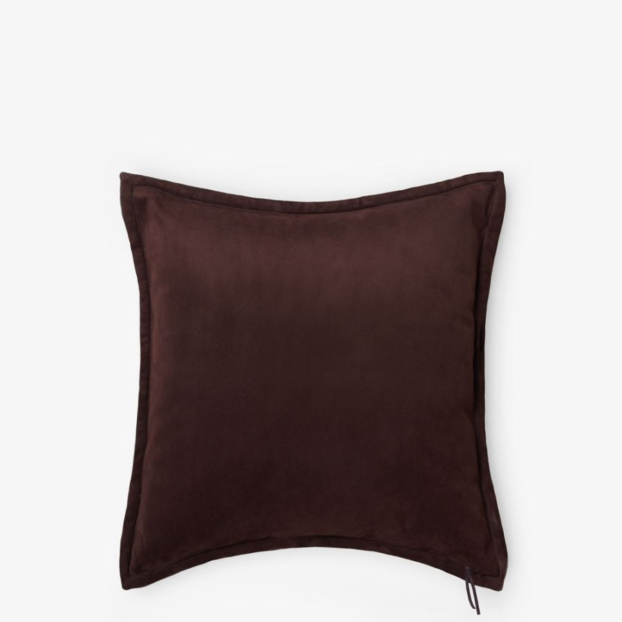 Home Decor & Lifestyle Fendi Textile Accessoires | Kissen Aus Geflochtenem Leder In Dunkelbraun