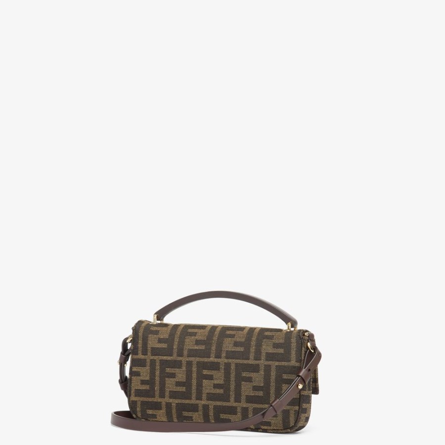 Damen Fendi Mini-Taschen | Pochette Aus Ff-Stoff In Braun