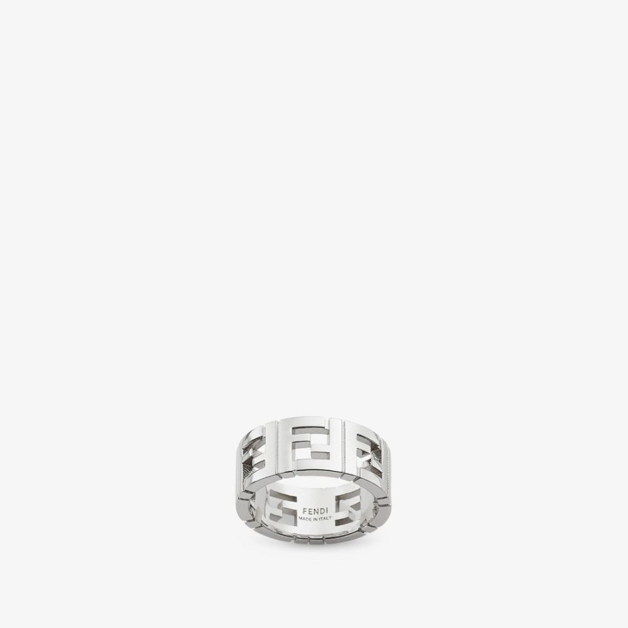 Herren Fendi Ringe | Ring In Silberfarben