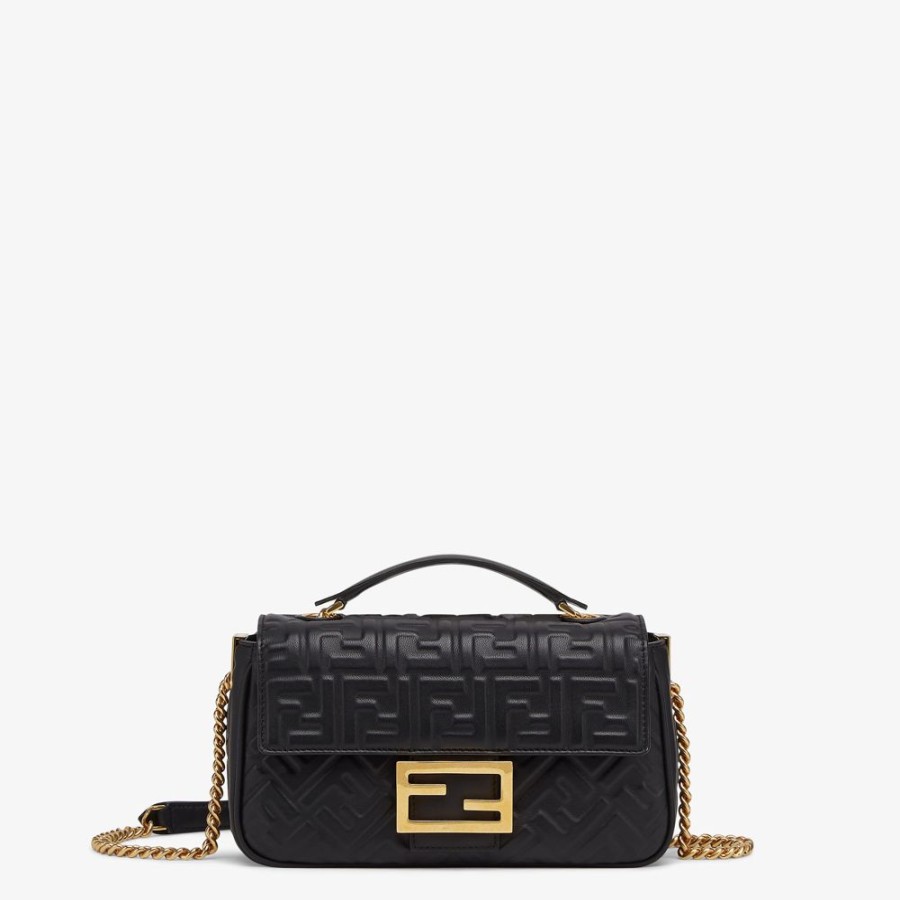 Damen Fendi Schulter- Und Crossbody-Taschen | Tasche Aus Nappaleder In Schwarz