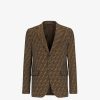 Herren Fendi Jacken Und Anzuge | Blazer Aus Ff-Jacquard