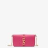 Damen Fendi Portemonnaies Mit Tragekette | Portemonnaie Aus Leder In Fuchsia