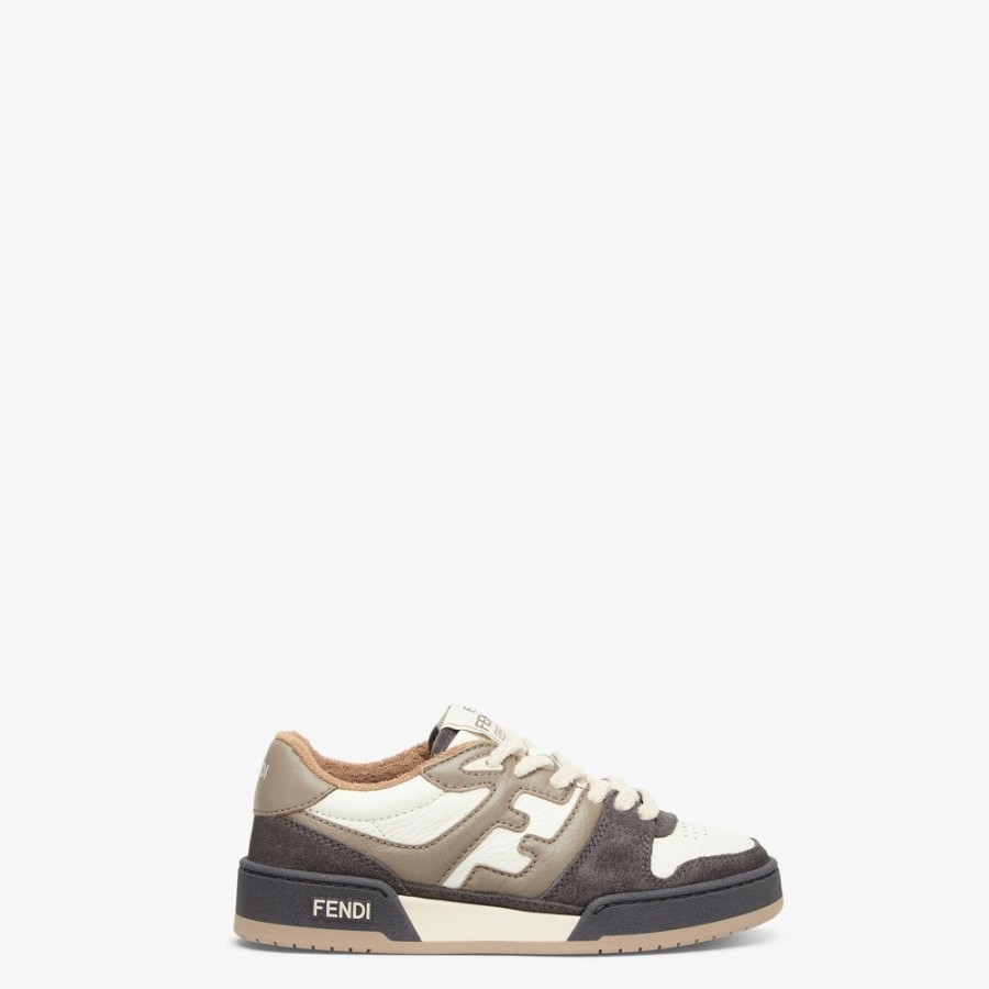 Damen Fendi Sneakers | Low-Top Aus Mehrfarbigem Leder