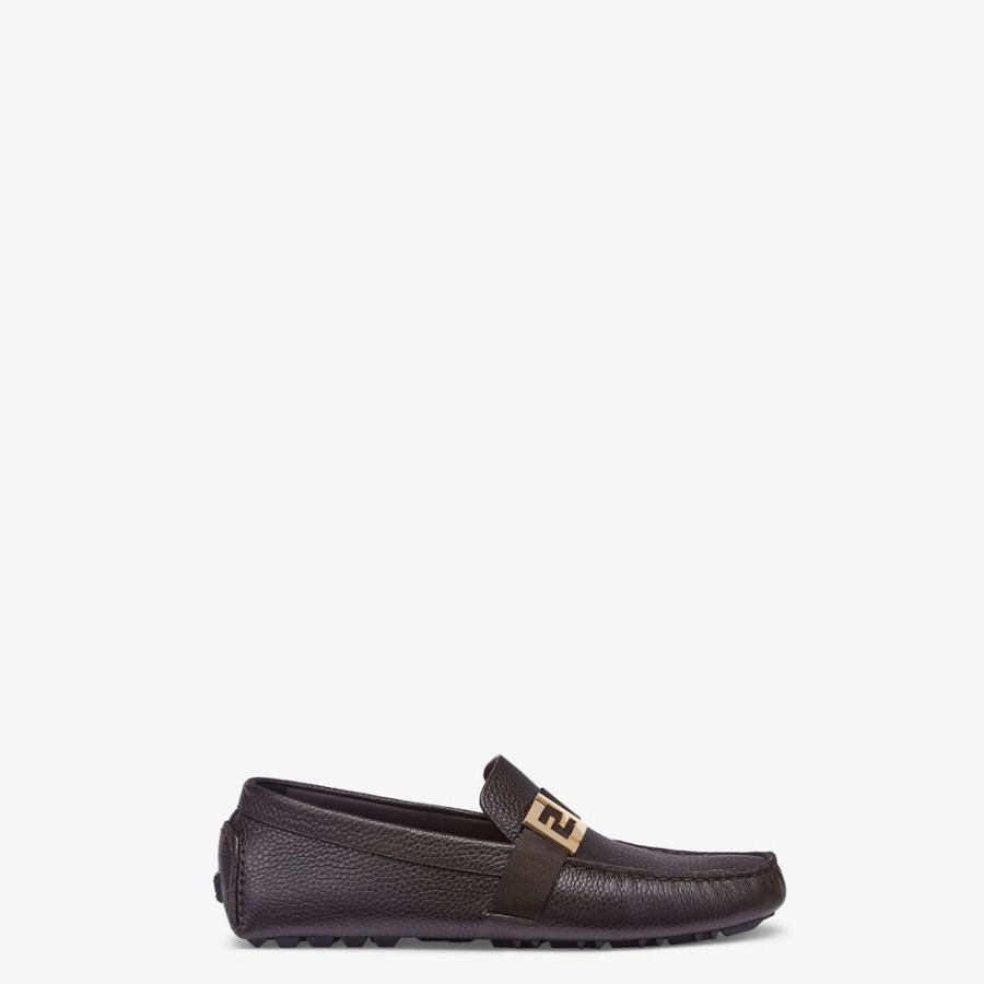 Herren Fendi Loafer | Loafer Aus Leder In Braun