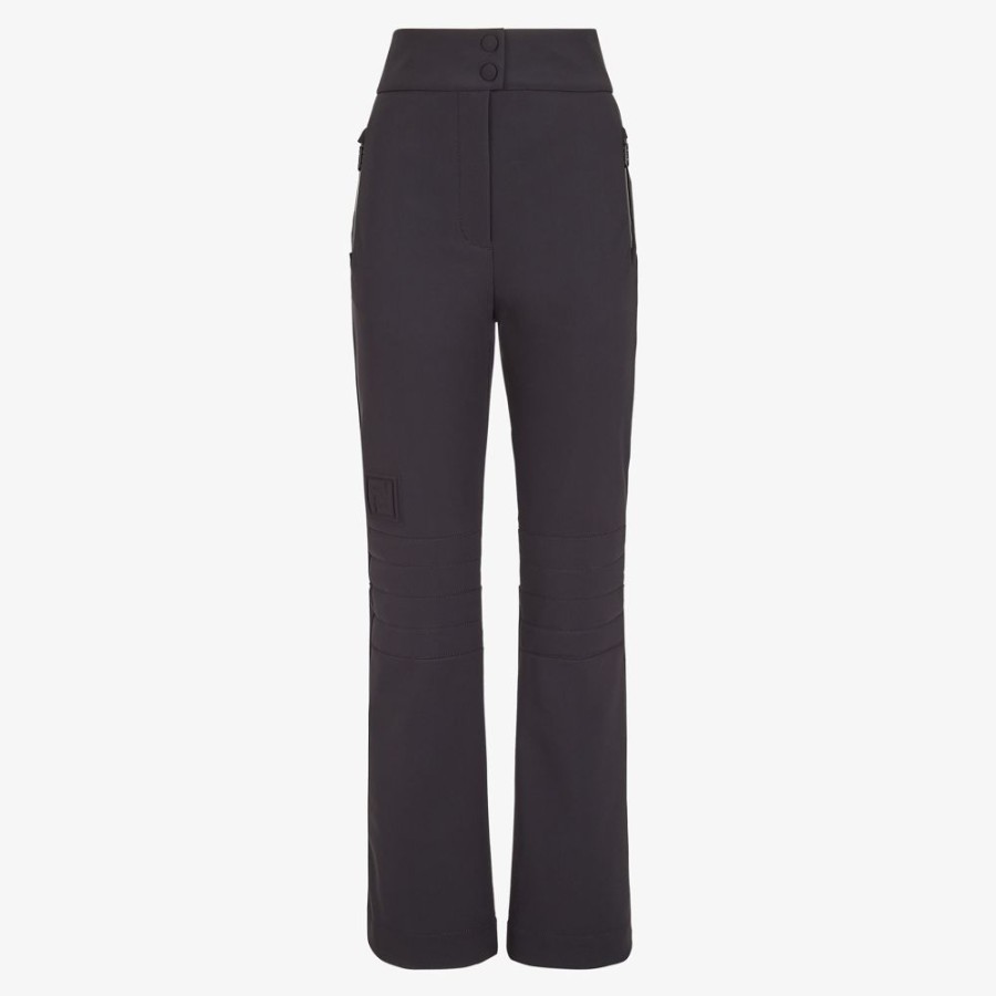 Damen Fendi Skiwear | Hose Aus Technischem Gewebe In Schwarz