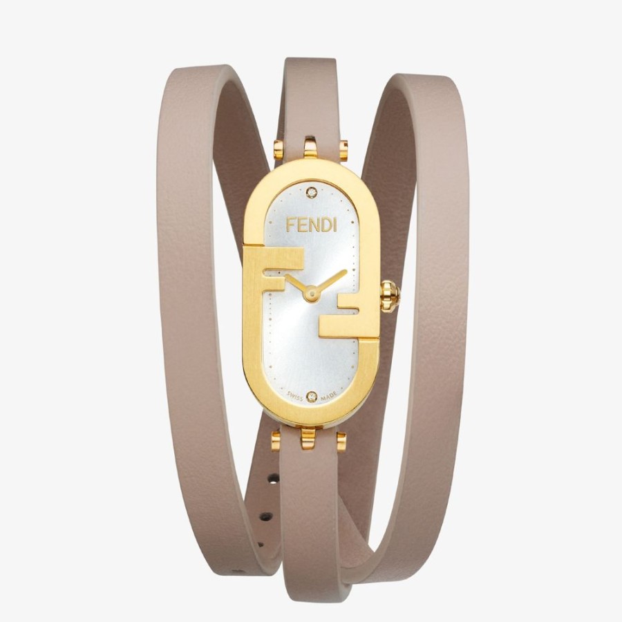 Damen Fendi Uhren | Ovale Armbanduhr 14,8 X 28,3 Mm Mit O'Lock-Logo