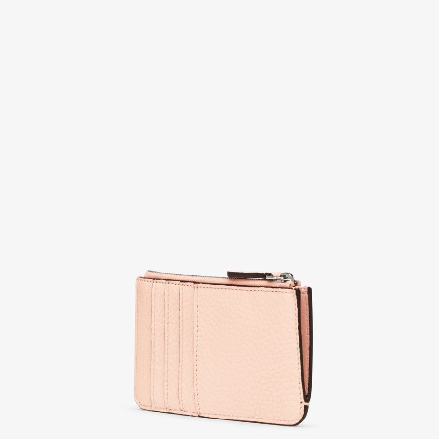 Damen Fendi Kartenetuis Und Kleine Accessoires | Pochette Aus Leder In Rosa