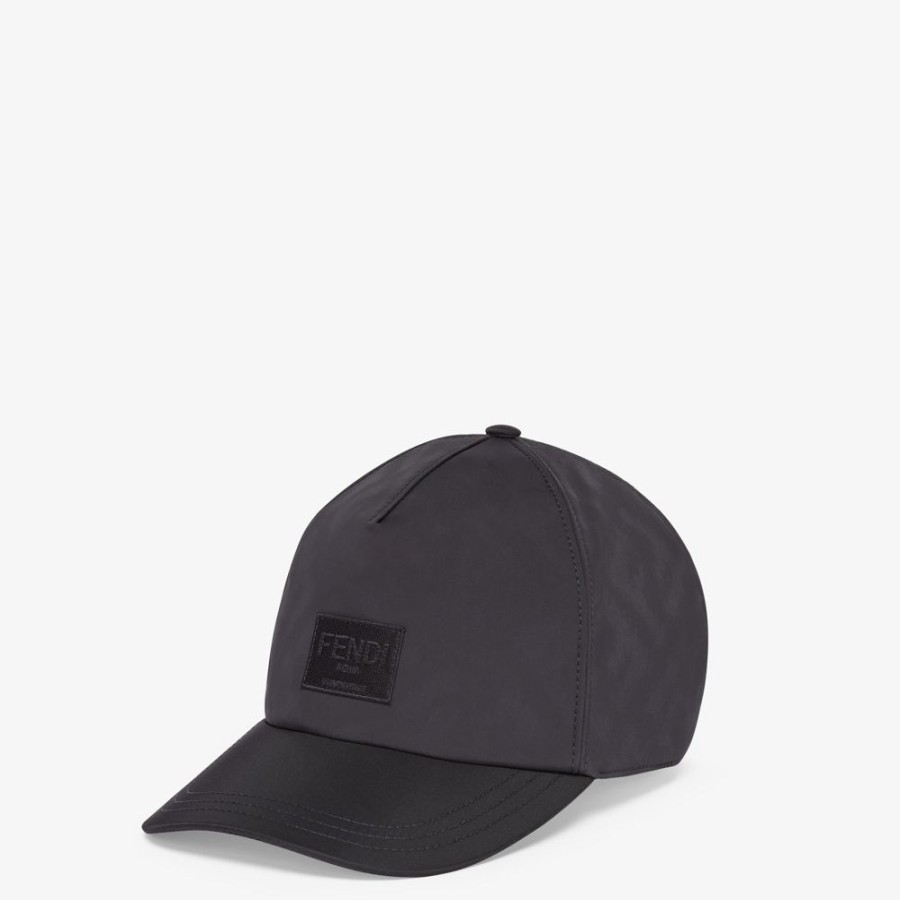 Herren Fendi Mutzen Und Handschuhe | Baseball-Cap Aus Baumwolle In Schwarz