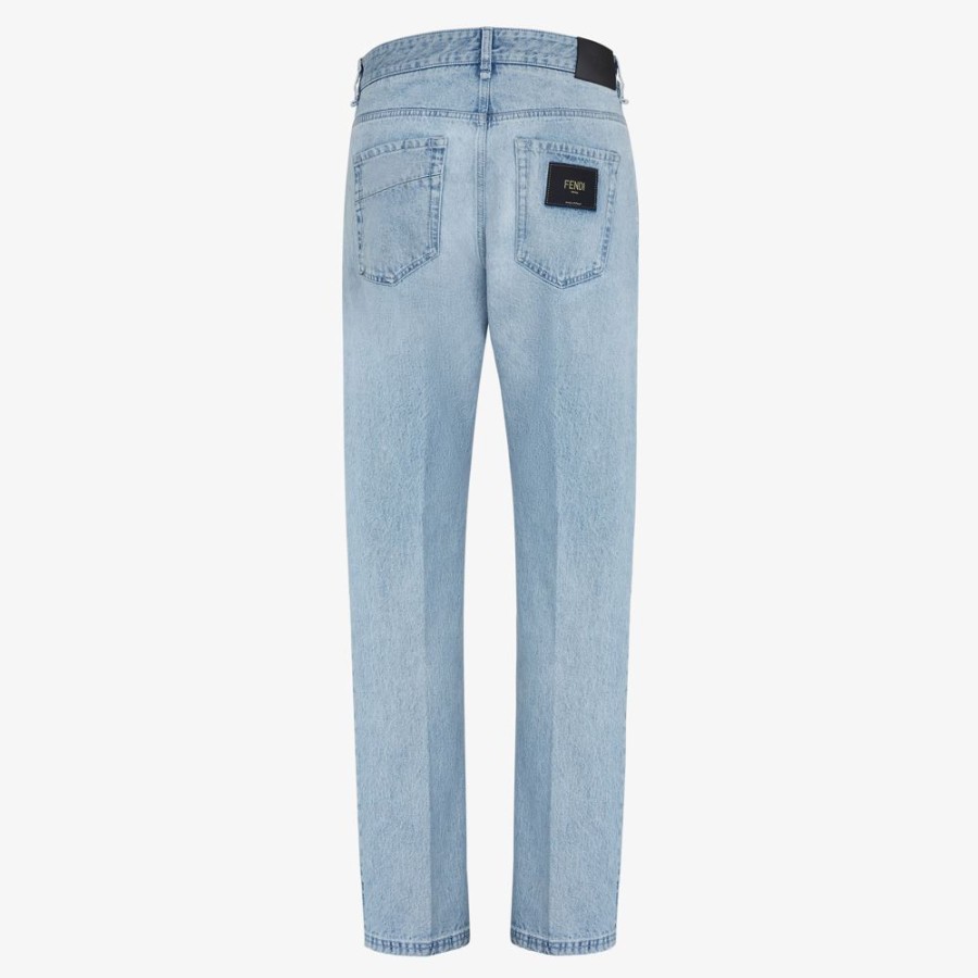 Herren Fendi Jeans Und Hosen | Jeans Aus Denim In Blau