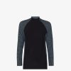 Herren Fendi Sportbekleidung | Rollkragen Aus Lycra® In Schwarz Und Hellblau