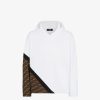 Herren Fendi Sweatshirts | Sweatshirt Aus Jersey In Weis