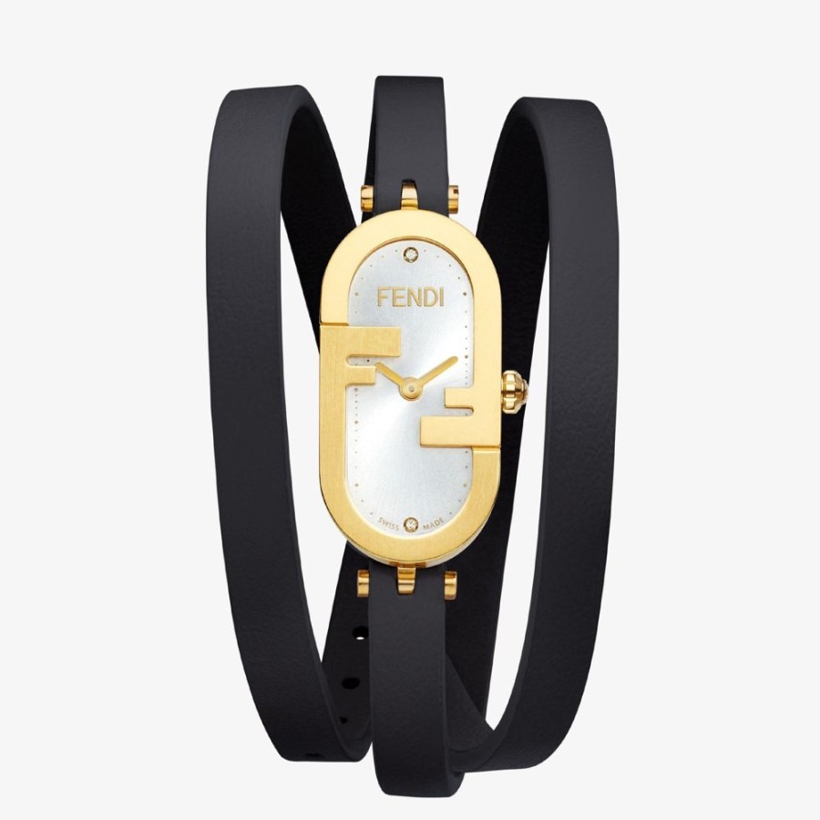 Damen Fendi Uhren | Ovale Armbanduhr 14,8 X 28,3 Mm Mit O'Lock-Logo