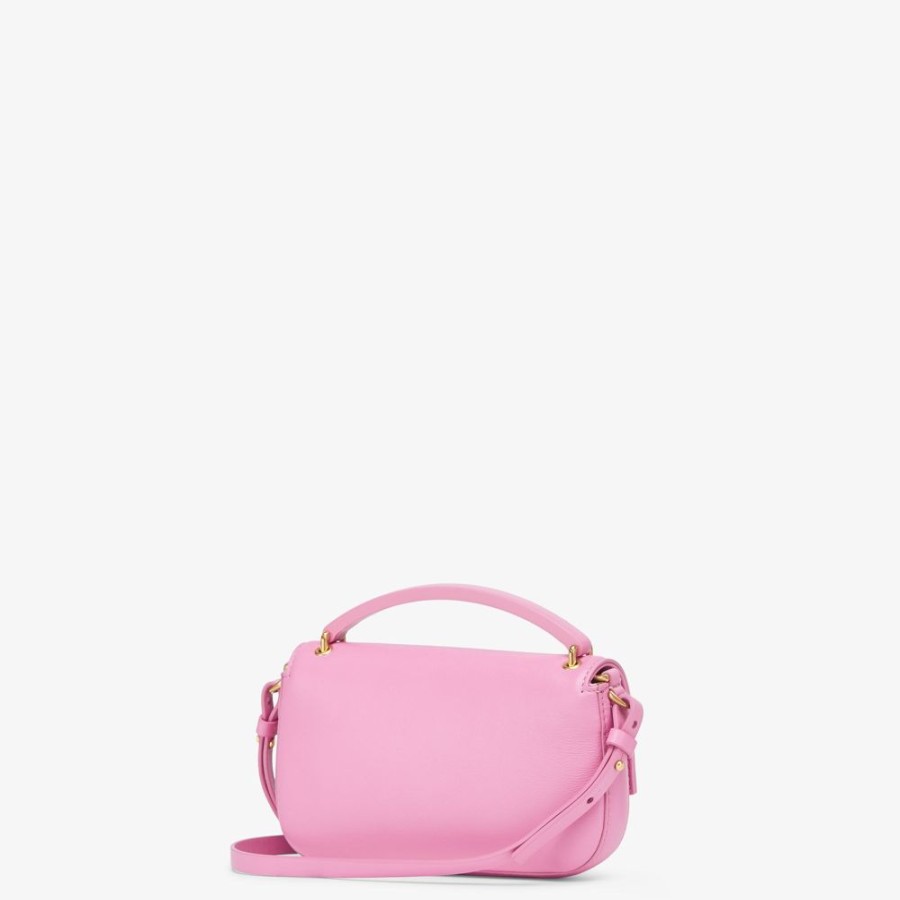 Damen Fendi Mini-Taschen | Pochette Aus Nappaleder In Rosa