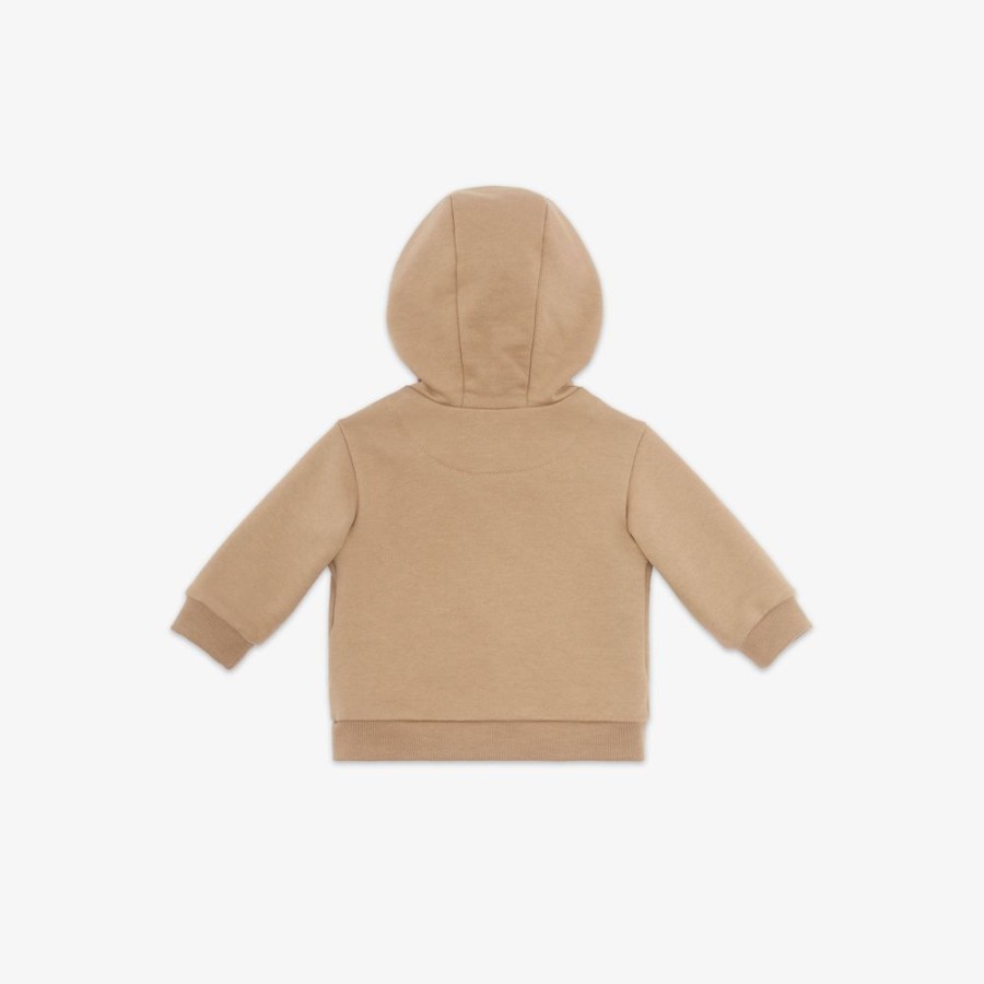 Kids Fendi Baby Madchen | Baby-Sweatshirt Aus Baumwolle Mit Tasche