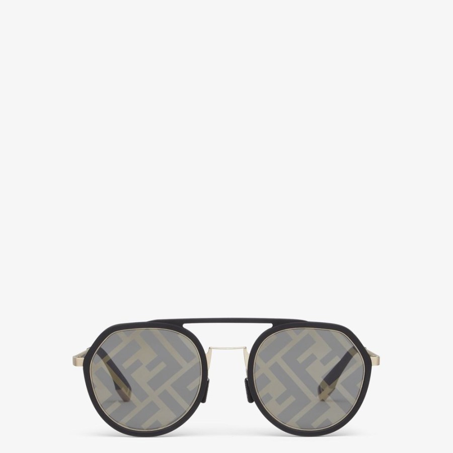 Herren Fendi Sonnenbrillen | Sonnenbrille In Schwarz