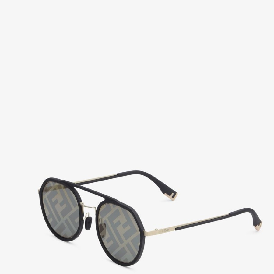 Herren Fendi Sonnenbrillen | Sonnenbrille In Schwarz