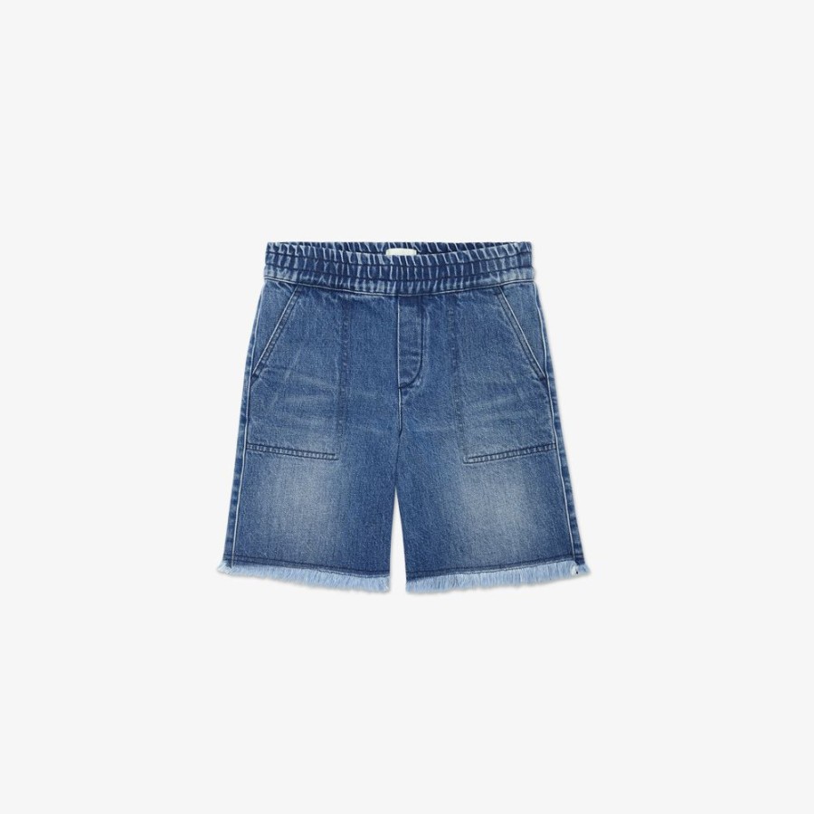 Kids Fendi Ready To Wear | Bermudas Aus Denim