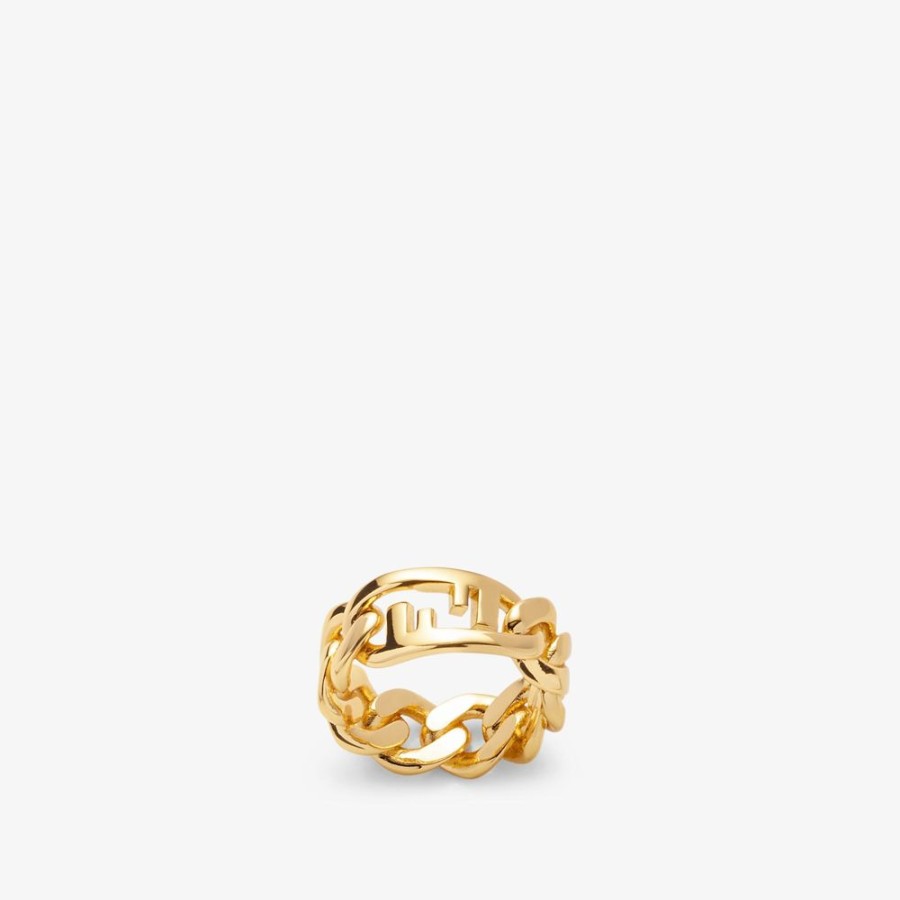 Damen Fendi Ringe | Ring Aus Metall, Goldfarben