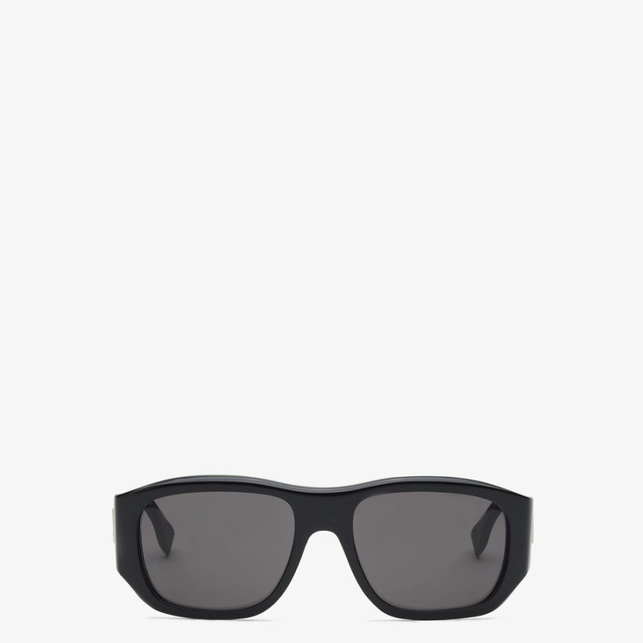 Herren Fendi Sonnenbrillen | Sonnenbrille Aus Acetat In Grau