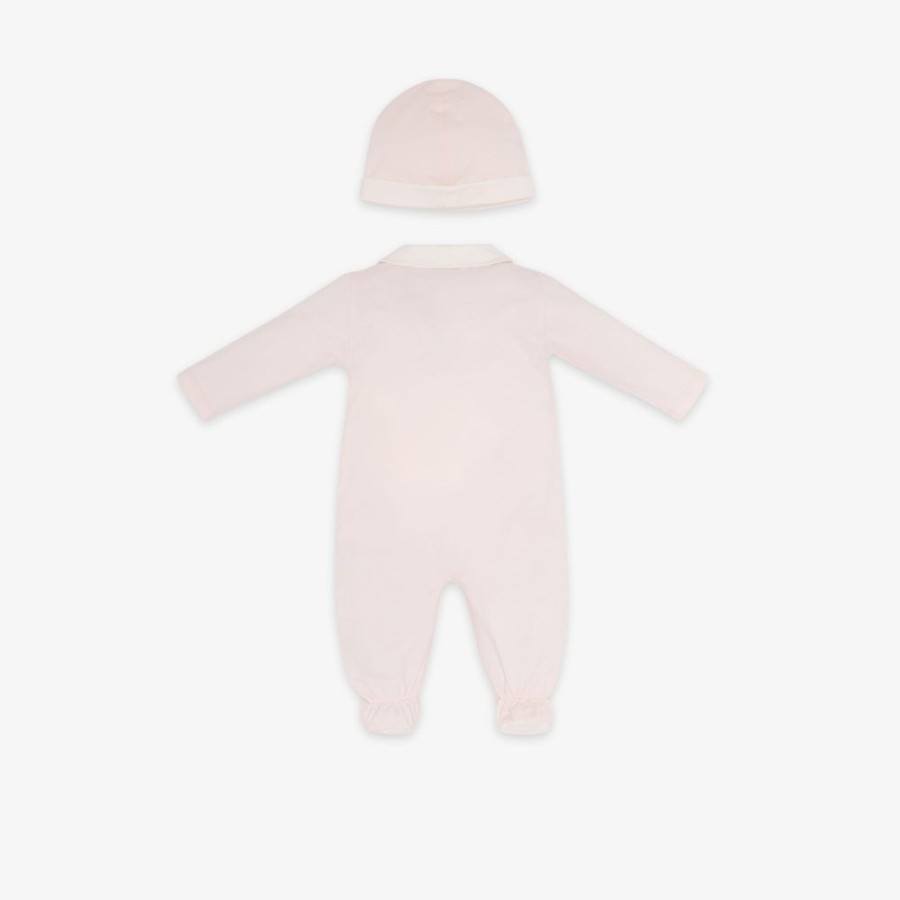 Kids Fendi Baby Junge | Baby-Set Aus Jersey In Rosa