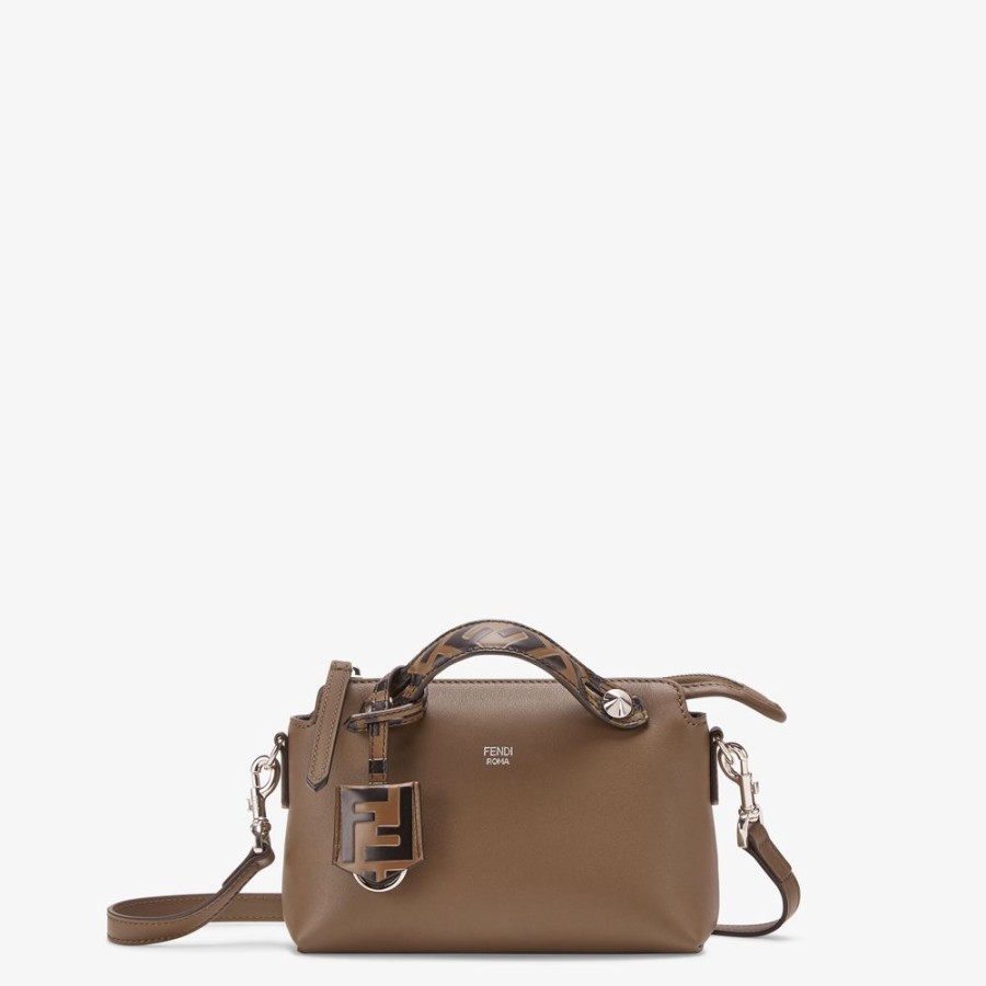 Damen Fendi Boston Bags | Kleine Boston Bag Aus Leder In Braun