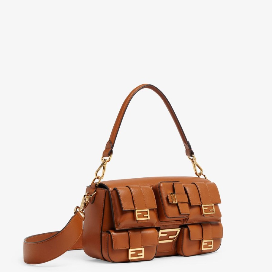 Damen Fendi Schulter- Und Crossbody-Taschen | Tasche Aus Leder In Braun