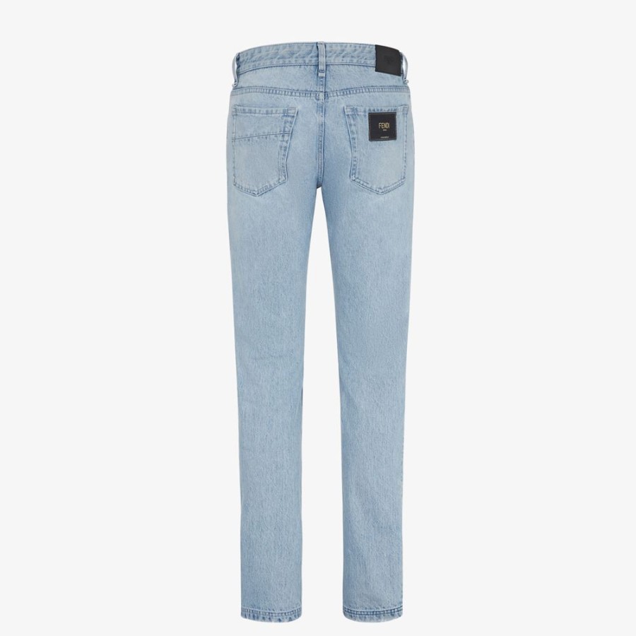 Herren Fendi Jeans Und Hosen | Jeans Aus Denim In Blau